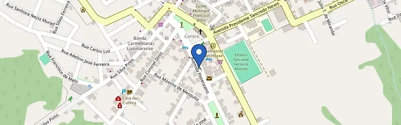Mapa da estação Pousada Vó Vevinha