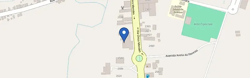 Mapa da estação Sabenauto Chevrolet Rio Branco