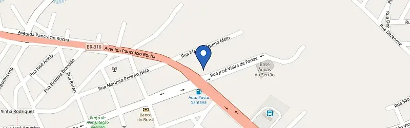 Mapa da estação Telecom Internet