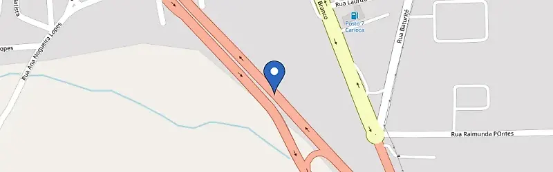 Mapa da estação Rua Alcides Carolino Da Silva