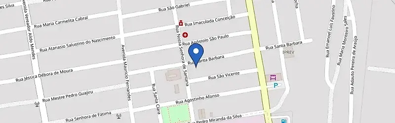 Mapa da estação Supermercado Gomes