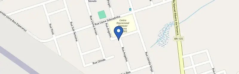 Mapa da estação Curtume
