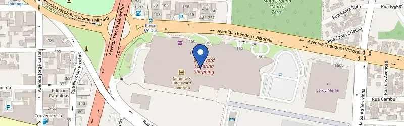 Mapa da estação Voltta Londrina, PR