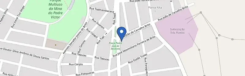 Mapa da estação Nova Mania Auto Center