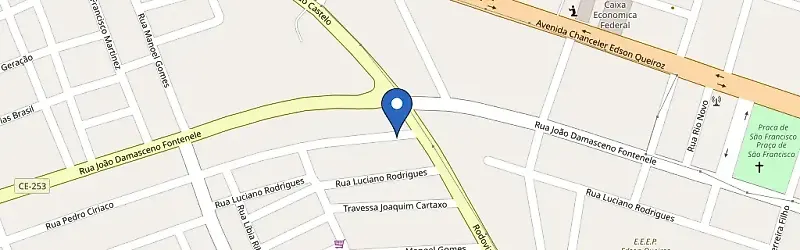 Mapa da estação Postos RS