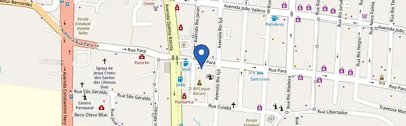Mapa da estação C. Borges Do Nascimento