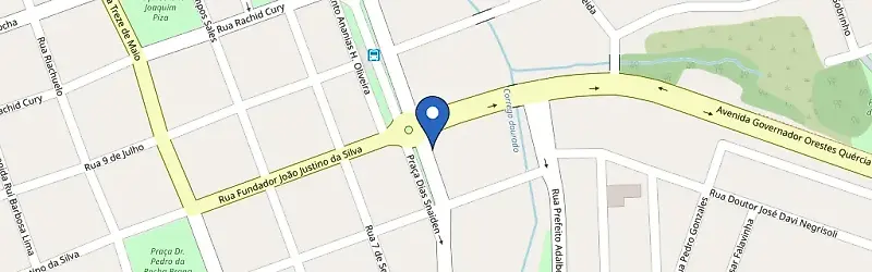 Mapa da estação Supermercado Serve Todos