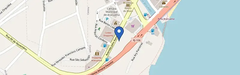 Mapa da estação Zero Baixa Barbearia