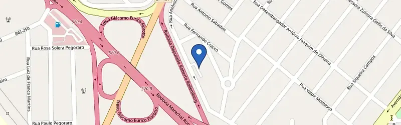 Mapa da estação Ibis Styles