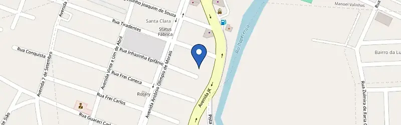Mapa da estação PluGo! Ibis Divinópolis