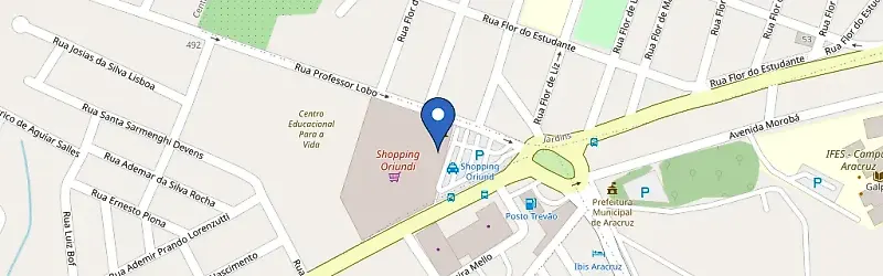 Mapa da estação Shopping Oriundi