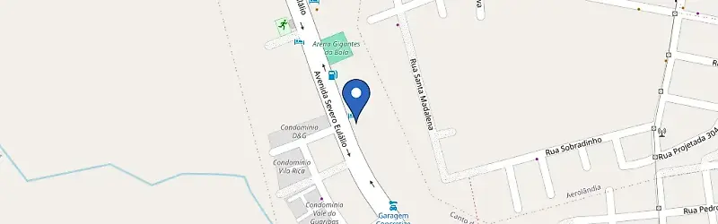 Mapa da estação Wai Hotel Picos