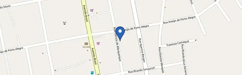 Mapa da estação Centro Agrícola
