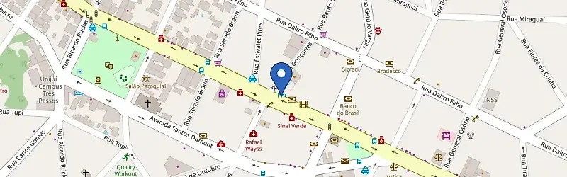 Mapa da estação Hotel Imperial