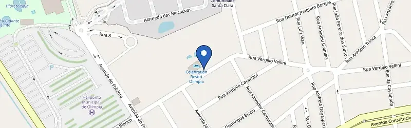 Mapa da estação HotBeach Celebration