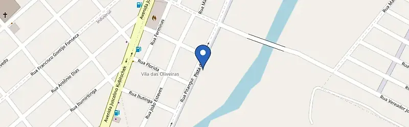 Mapa da estação Hotel Caiman