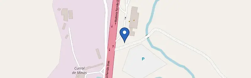 Mapa da estação Posto Jua Fernão Dias
