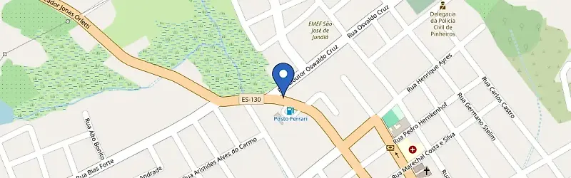 Mapa da estação Posto Jisa