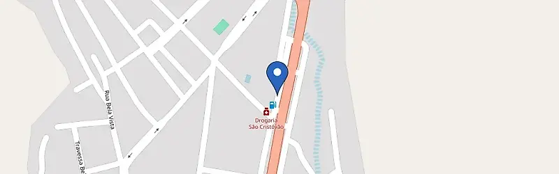 Mapa da estação Posto E Hotel Elite