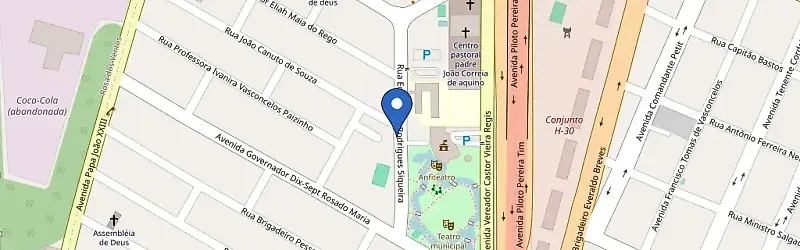 Mapa da estação Rabello