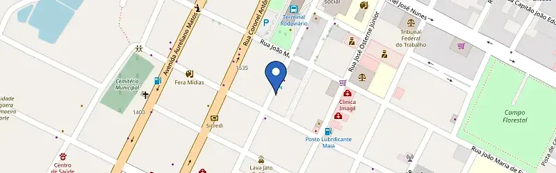 Mapa da estação Murano Center Hotel