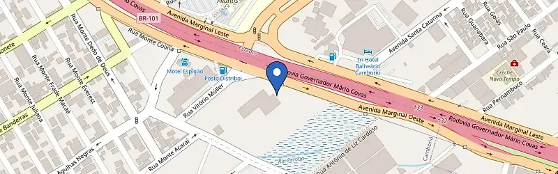Mapa da estação Future Recharge