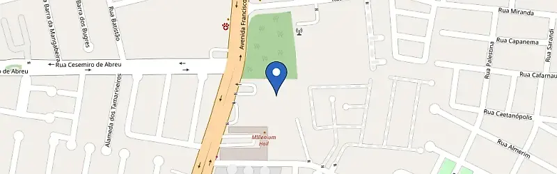 Mapa da estação EcoVolty Santana