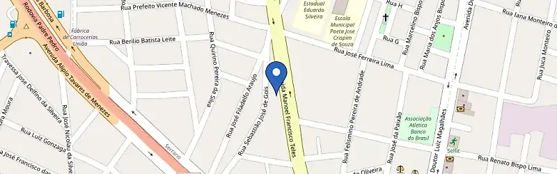 Mapa da estação JLD