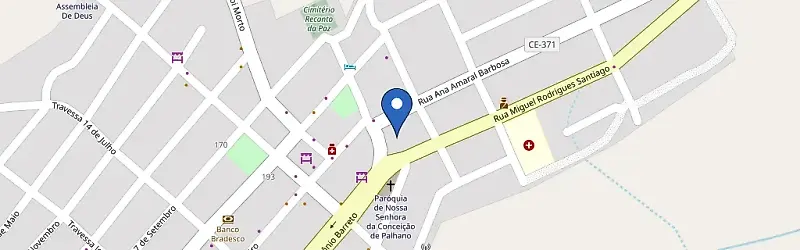 Mapa da estação Provinet Empreendimentos