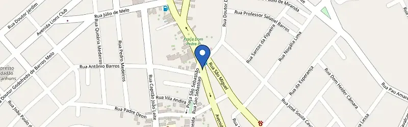 Mapa da estação Zon (Pe) - Boa Vista - Garanhuns