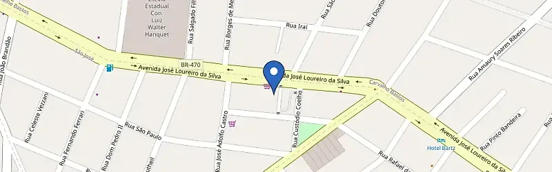 Mapa da estação Supermarket St. Joseph