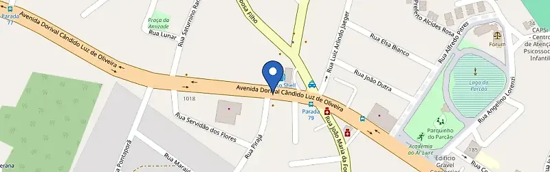 Mapa da estação Posto Apólo 79