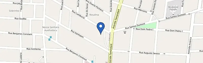 Mapa da estação Skyfit Tamandaré