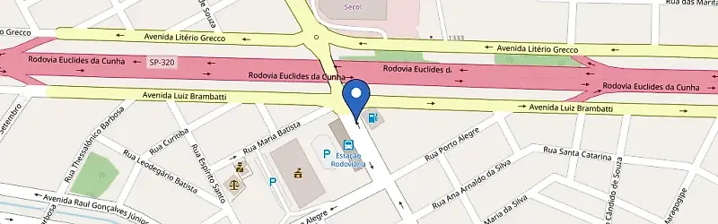 Mapa da estação Posto Ipiranga