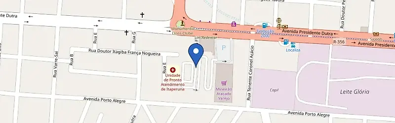 Mapa da estação Dom Atacadista - Itaperuna