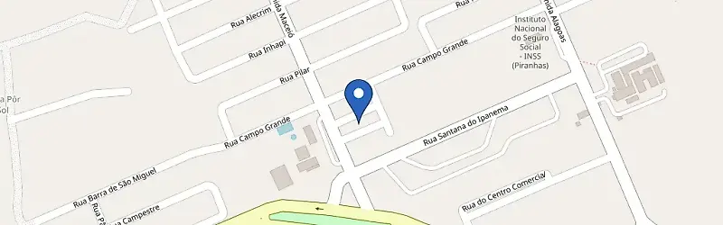 Mapa da estação Pousada Mecejana Piranhas