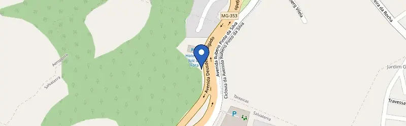 Mapa da estação Ibis Hotel Salvaterra