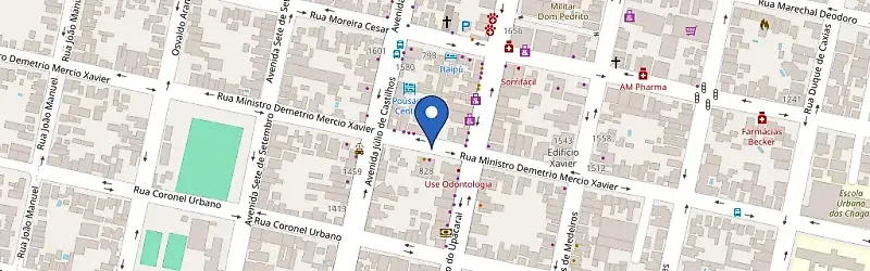 Mapa da estação Unicred