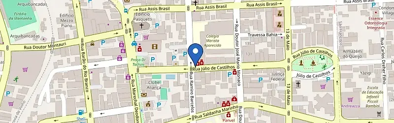Mapa da estação Farmácia São João