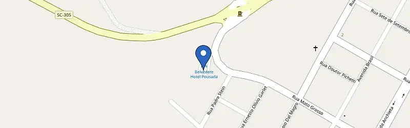 Mapa da estação Belvedere Hotel