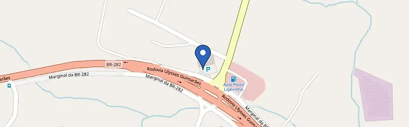 Mapa da estação Restaurante Ligeirinho