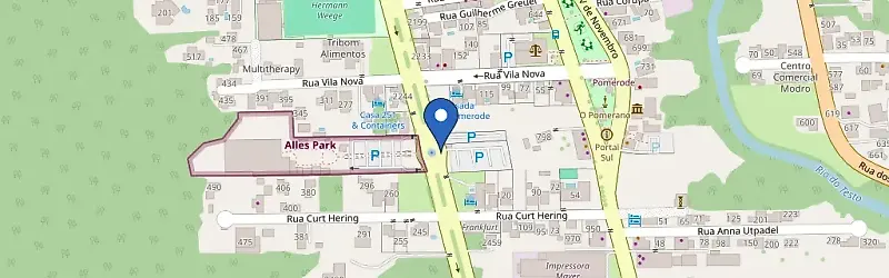 Mapa da estação Central Parking