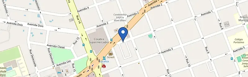 Mapa da estação Posto Petrobras