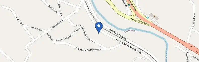 Mapa da estação Garagem - BYD