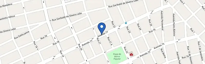 Mapa da estação Fastpower Top Fitness - Rio Verde