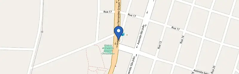 Mapa da estação Posto Ipiranga
