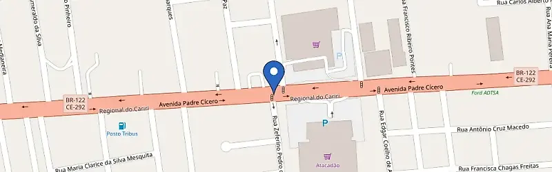 Mapa da estação Move Marmoraria Juazeiro