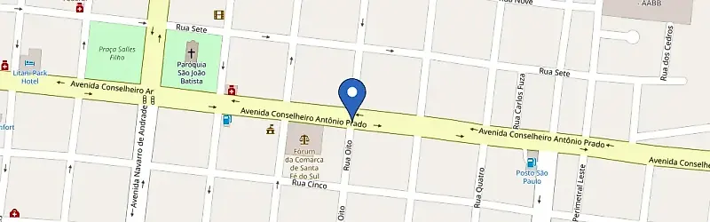 Mapa da estação Usina Ártico