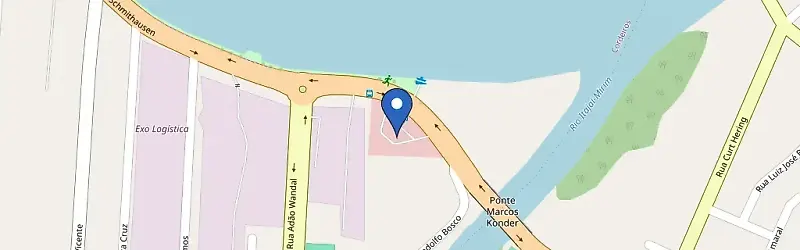 Mapa da estação Posto Sonho Meu