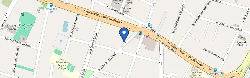 Mapa da estação YEL Padaria Pontual